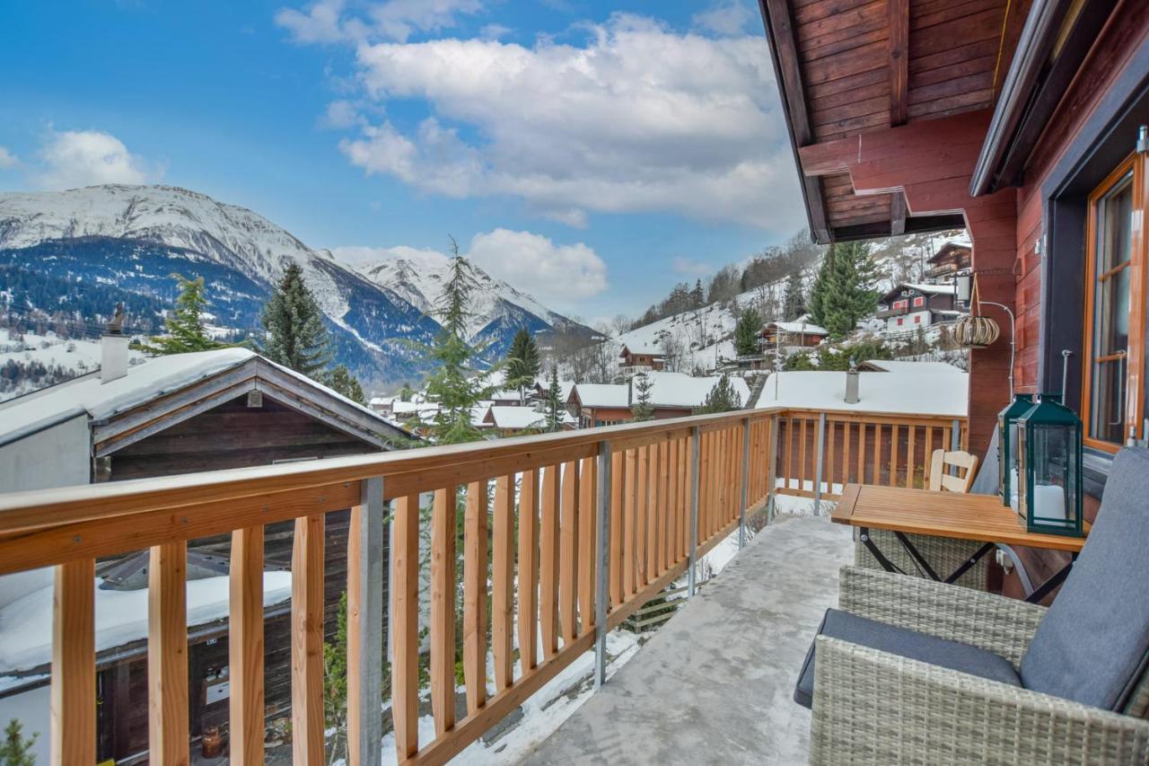 Reste Fidele Duplex Fiesch Exteriör bild